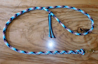 Pre made- Round rope dog lead with tassle/poop bag tie "Apached Dream"