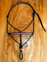 Marine rope inset halter Pink