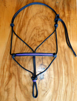 Marine rope inset halter Purple