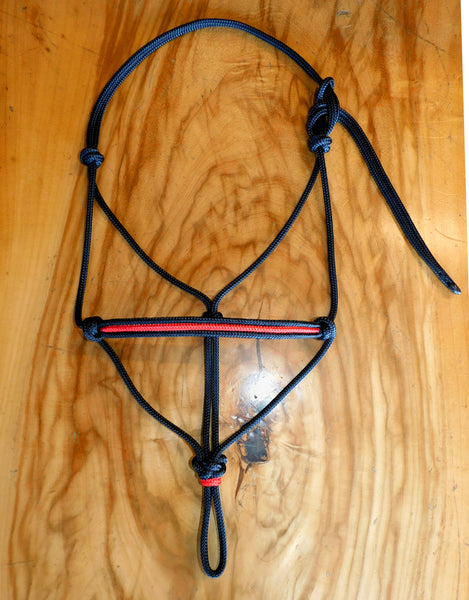 Marine rope inset halter Red