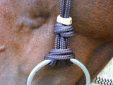 Bitted bridle head, standard style.