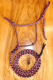 Standard halter and 2.5 mt loop on lead set "Desert Rose"