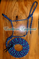 Training halter and 12ft lead set, "Northern Lights"