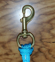 Perfect everyday leadrope with replaceable clip, brass clip