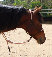 Pre made-Padded halter and 3mt lead sets olive/brown/beige zz, COB.