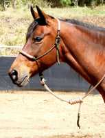 Pre made-Padded halter and 3mt lead sets olive/brown/beige zz, COB.