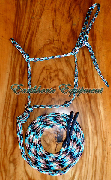 Standard halter and 12ft lead set "Apache Dream 2"