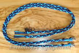 Plaited reins,split